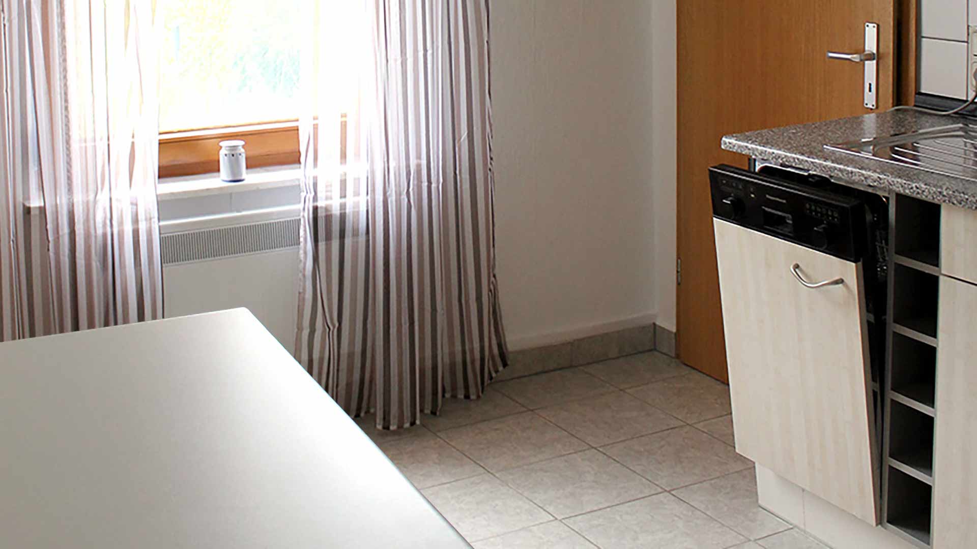 Küche mit Spülmaschine im Erdgeschoss